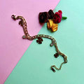 Clover Stone Double Layered Anti Tarnish Bracelet